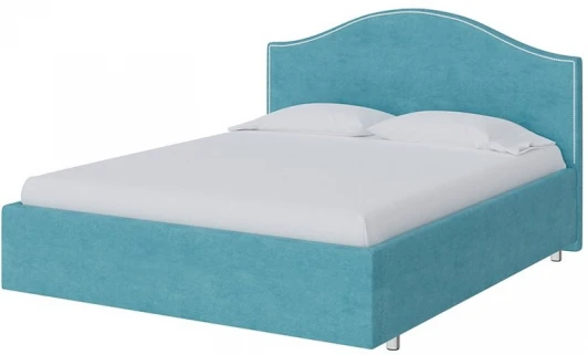 1912882 PROxSON Кровать Classic (Ткань: Велюр Лофти Лазурь) 140x190