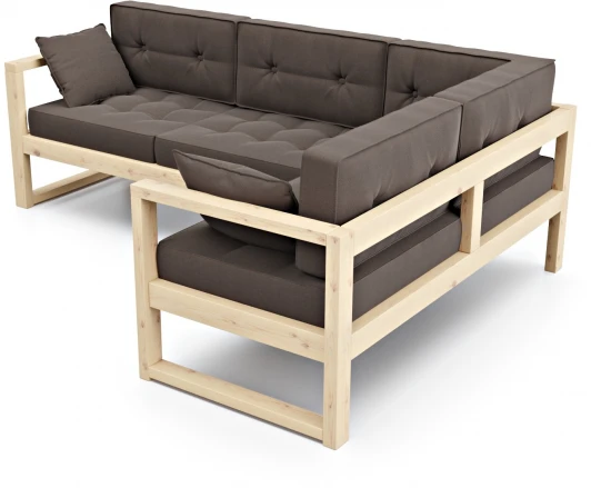 19710 Диван Arsko Астер У сосна каменный велюр