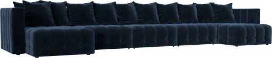 128864 Диван П-образный Лига-052 НПБ МегаЛонг Лига Диванов (Велюр) арт.128864