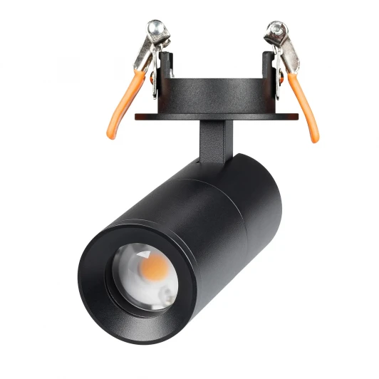 062274 Спот LGD-ARTEMIS-BUILT-FLAP-R55-12W Warm2700 (BK, 8-80 deg, 230V) (Arlight, IP20 Металл) 062274