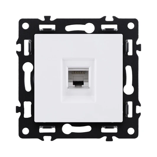 AS-017WH Розетка Ethernet RJ45 белый Kollinger Asthetik AS-017WH