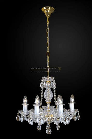 2-6660-6-FG E14 Подвесная люстра Максисвет 6660 2-6660-6-FG E14