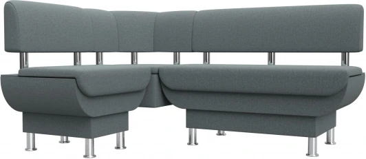 123816L Диван кухонный угловой Альфа левый угол Лига Диванов (Рогожка) арт.123816L