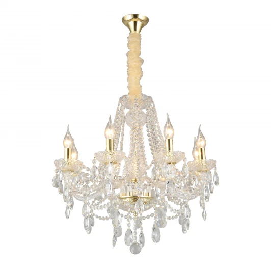 APL.755.13.08 Подвесная люстра Aployt Koletta APL.755.13.08 (220V, хрусталь, на цепи, свеча)