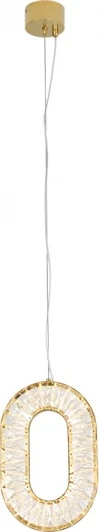 3671/S champagne gold Подвесной светильник Newport 3670 3671/S champagne gold (LED, 220V, хрусталь, на тросе)