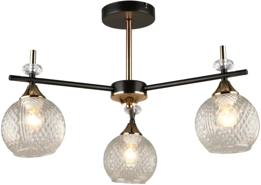 MD.4892-3-S COFFEE+FGD Потолочная люстра на штанге MD.4892-3-S COFFEE+FGD