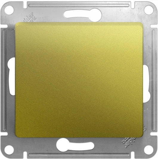 GSL001011 Выключатель встраиваемый одноклавишный (фисташковый) Systeme Electric Glossa GSL001011