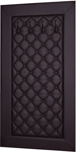 002205 Вешалка в прихожую Оливия Н2 экокожа коричневый от фабрики Mebelik