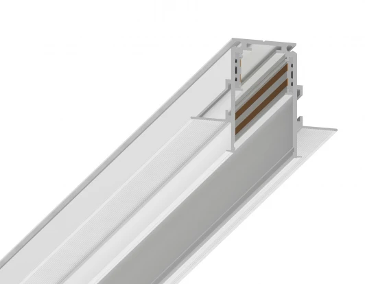 GL3331-9.5 Шинопровод магнитный встраиваемый под ГКЛ 9,5мм Ambrella Track System Magnetic Standard GL3331-9.5 WH белый IP20 48V 2м