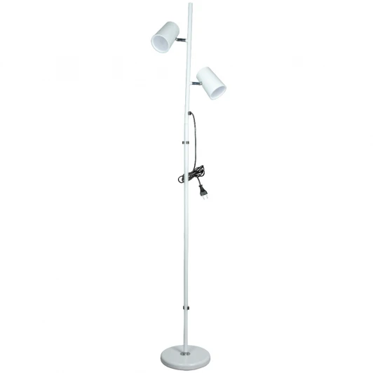 ULM-T600 2х6W/4500K/DIM WHITE Торшер светодиодный, 2х6W, сенсорный выключатель, диммер, белый Uniel ULM-T600 2х6W/4500K/DIM WHITE