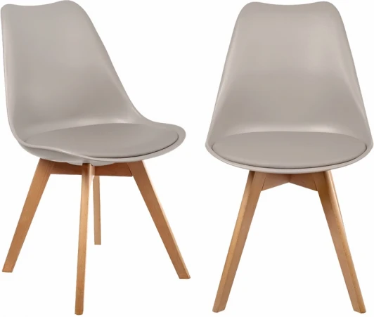 FR 0216P Комплект из 2-х стульев Bradex Home Eames Bon латте (FR 0216P)