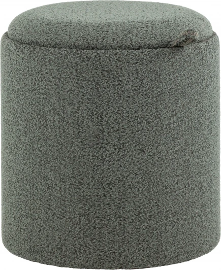 УТ000038730 Пуф-столик с ящиком Хюгге XS букле темно-серый, Stool Group