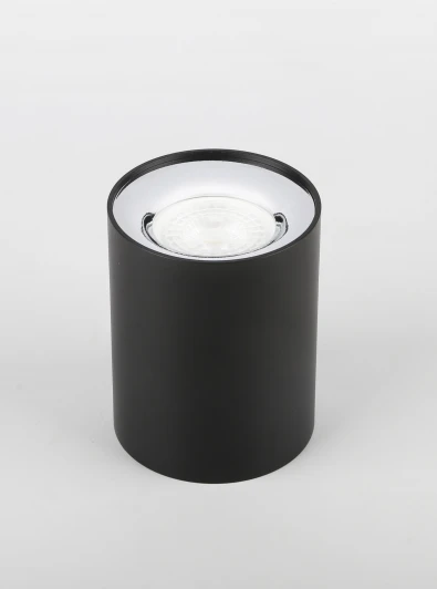 OL1 GU10 BK/CH Накладной точечный светильник Эра OL1 GU10 BK/CH