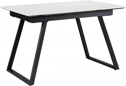 4103356h Стол R-Home Пеле раздвижной 140-180 Светлый мрамор/Бабочка