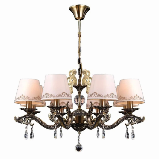 Calais 70012-8C ANTIQUE Подвесная люстра Natali Kovaltseva Calais 70012-8C ANTIQUE