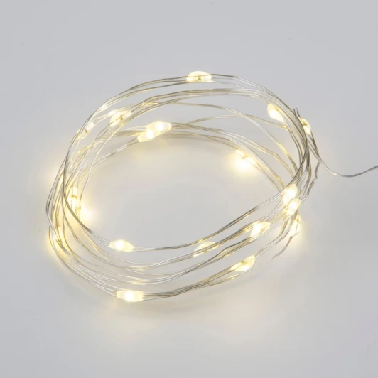 ULD-S0200-020/SСB/2AA WARM WHITE IP20 DEW Гирлянда Uniel ULD-S0200-020/SСB/2AA WARM WHITE IP20 DEW