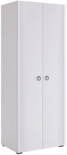 589703 Шкаф Woodville Ева 102.01 белое дерево / белый матовый арт.589703