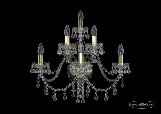 1409B/3+2+1/240 G Бра Bohemia 1409 1409B/3+2+1/240/G