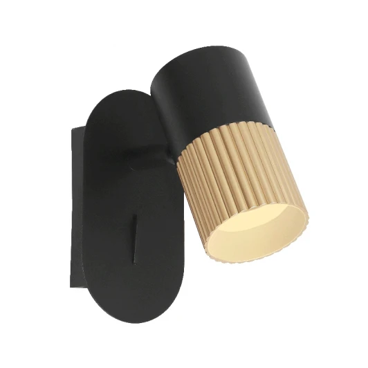 WSL-GU10/W18BG Спот Wolta WSL-GU10/W18BG под лампу GU10 Черный / золотой DUO