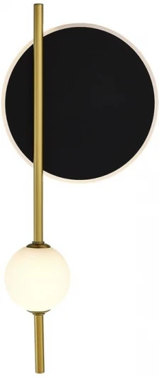 SL6507.431.02 Настенный сетильник ST Luce Dali SL6507.431.02 Шампань, Черный/Белый LED 1+1*9+4W 4000K (220V, шар)