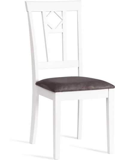 20482 Обеденный стул Tetchair (Дерево гевея,МДФ/Белый)