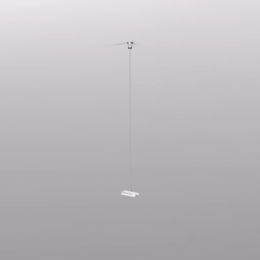 TR2126-WH Механический подвес для трека Denkirs Smart Base TR2126-WH 1.5м, белый, алюминий (на тросе)