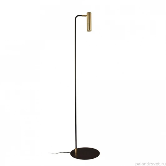 P1194 Matt black/Matt brass Торшер светодиодный Aromas del Campo Maru P1194 Matt black/Matt brass