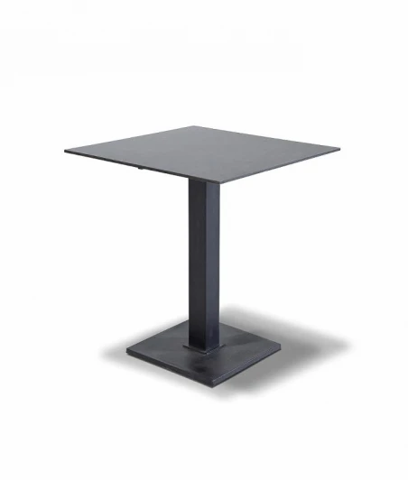 RC658-65-65-M500 Интерьерный стол из HPL квадратный 64х64см, цвет серый гранит 4SIS Каффе RC658-65-65-M500