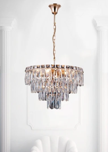 LH0066/8H-AB-CL Подвесная люстра Lumien Hall Kristin LH0066/8H-AB-CL