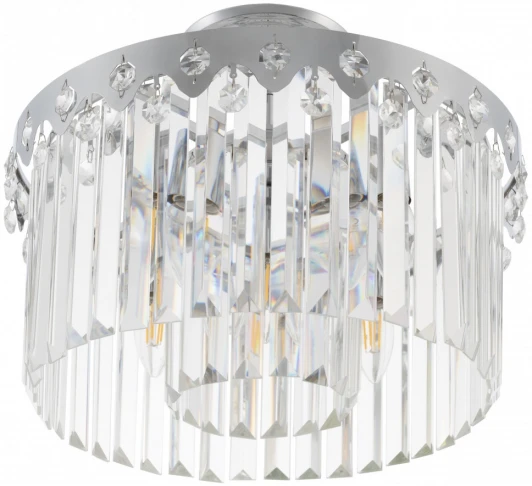 378909/5/50/390 CR Потолочная люстра хрустальная на штанге Arte Milano Sorrento-8909 378909/5/50/390 CR (220V)