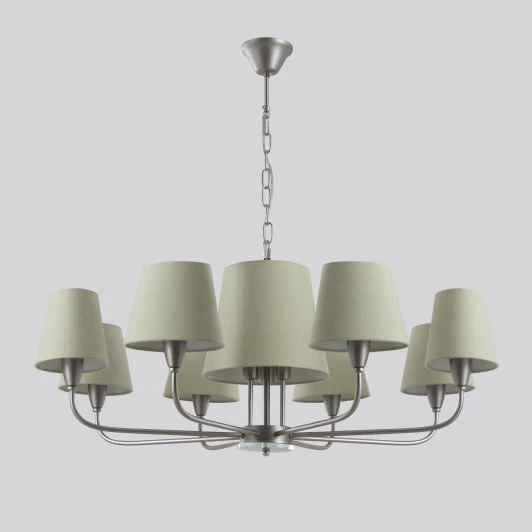 60153 никель Подвесная люстра Eurosvet Milos 60153 никель