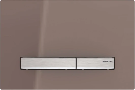 115.788.SQ.2 Кнопка смыва Geberit Sigma 50 115.788.SQ.2 темно-коричневое стекло