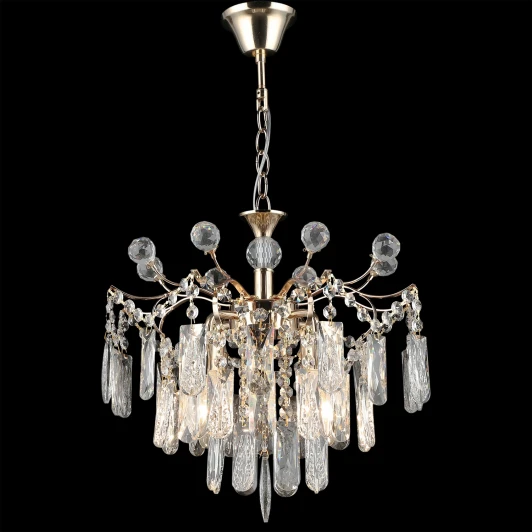 02584-0.4-04 FGD Подвесная люстра хрустальная Reluce 02584-0.4-04 FGD (220V, на цепи)