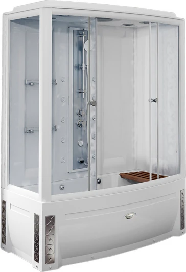 1-04-1-2-5-0960 Душевой бокс Radomir Элис 2 правый, стекло прозрачное