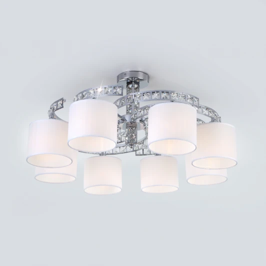 60104/8 хром Потолочная люстра Eurosvet Salina 60104/8 хром