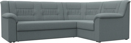 122831 Диван угловой Карелия правый угол (Серый/Рогожка) Лига Диванов арт.122831