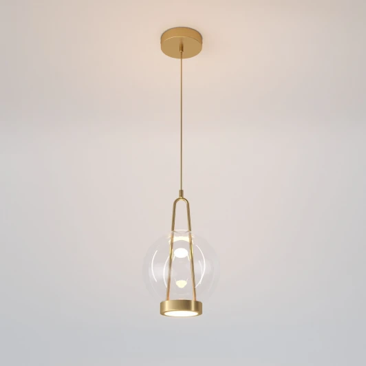 50267/1 LED латунь Подвесной светильник Eurosvet Frasco 50267/1 LED латунь (220V, на проводе)