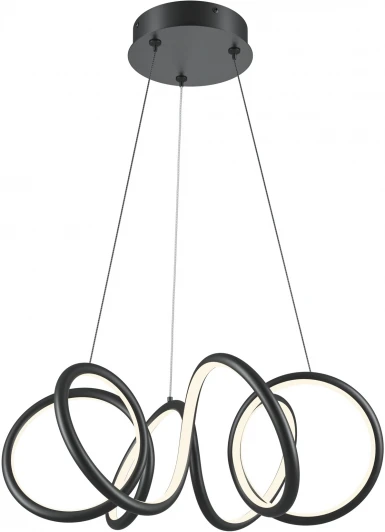 MOD241PL-L60BK Подвесной светильник Maytoni Curve MOD241PL-L60BK (LED, 220V, на тросе)