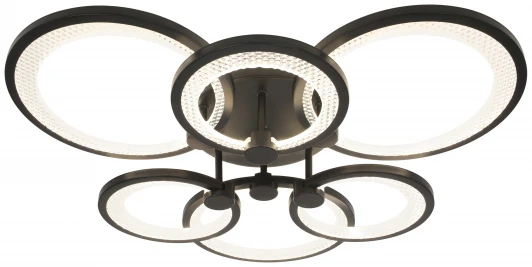 Odry CLL-1-117-RC BK Потолочная люстра на штанге светодиодная с пультом ЭРА Odry CLL-1-117-RC BK