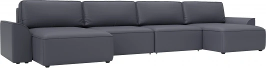 128353 Диван п-образный Лига-048 НПБ лонг Лига Диванов (Экокожа) арт.128353