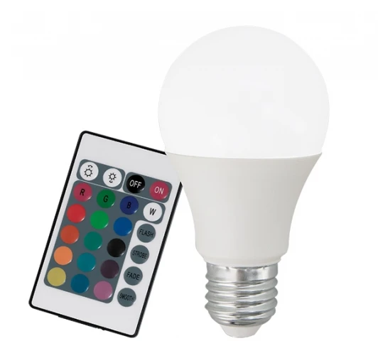 10899 Лампочка светодиодная RGB E27 7,5W 220V 470 lm 3000K Eglo Lm_led_e27 10899