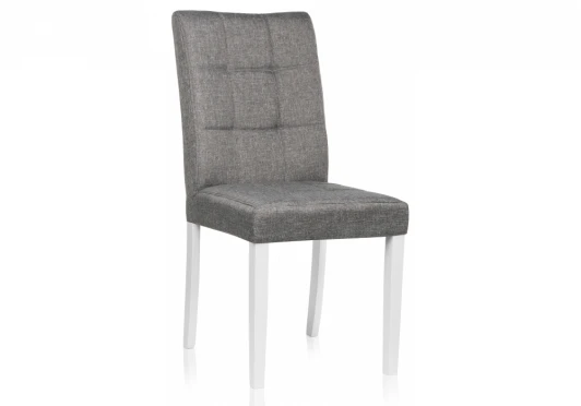 11031 Обеденный стул Woodville Madina white / fabric pebble 11031