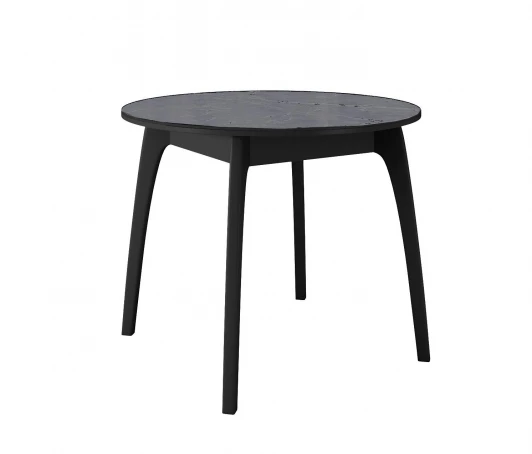 00-00079589 Стол DikLine MK46 Керамика Серый мрамор/подстолье черное/опоры черные арт.00-00079589