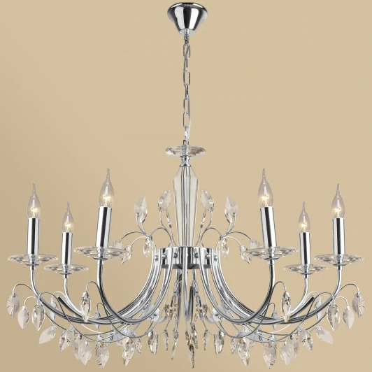 08305-0.4-08 CR Подвесная люстра Reluce 08305-0.4-08 CR (220V, на цепи, подсвечник, свеча)