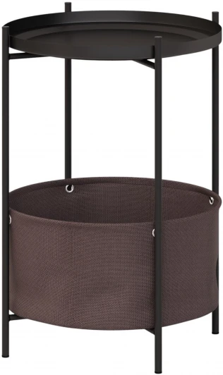 6238440803 Журнальный стол LAVARIS Элдэй CUBA CHOCOLATE(Коричневый)/черный муар 6238440803