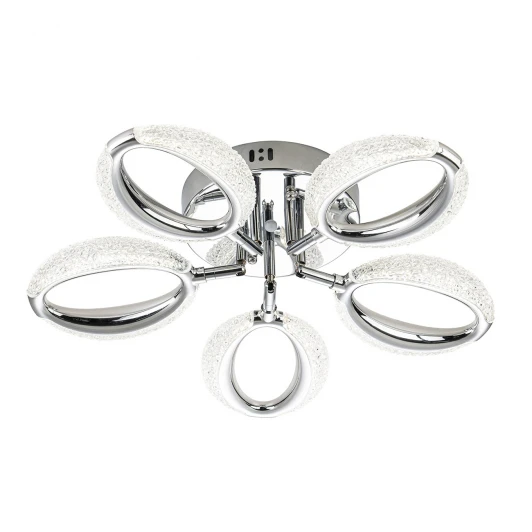 10269/5LED Chrome Потолочная люстра Escada Verbena10269/5 LED Chrome 42W