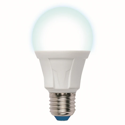 LED-A60 13W/4000K/E27/FR PLP01WH картон Лампочка светодиодная шар белая E27 13W 4000K Uniel LED-A60 13W/4000K/E27/FR PLP01WH