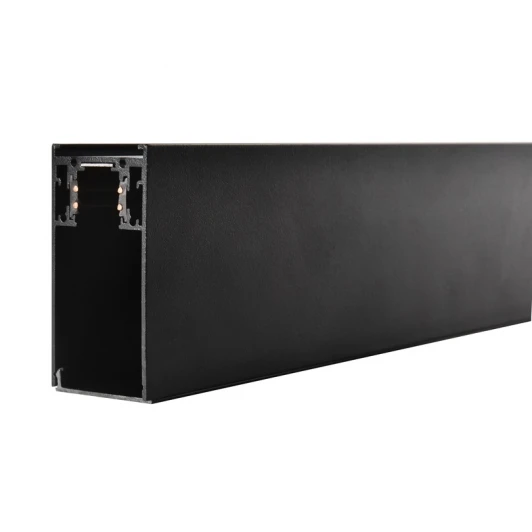 WML-TR2/01B Шинопровод накладной магнитный 48V Wolta WML-TR2/01B 2м черный