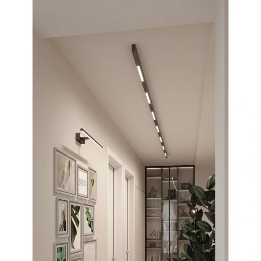 HSBL_kompl_E001_NI4B3K Трековая система в сборе магнитная накладная 48V 84W Hesby Lighting ElDeko HSBL_kompl_E001_NI4B3K