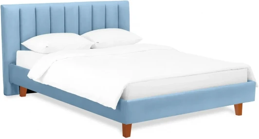 577495 Кровать Queen II Sofia L 1600 ОГОГО (арт.577495), (Ткань/Голубой)